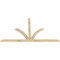 Ekena Millwork Richland Rough Sawn Timber Gable Bracket, Douglas Fir, 96"W x 56"H x 2"D x 4"F, 14/12 Pitch GBW096X56X0204RIC00RDF - alternate 2